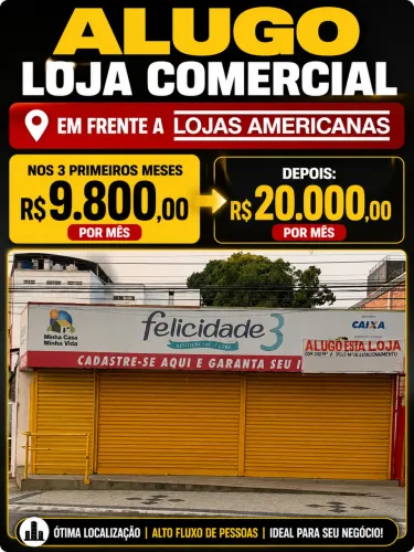 Loja para alugar centro de Queimados