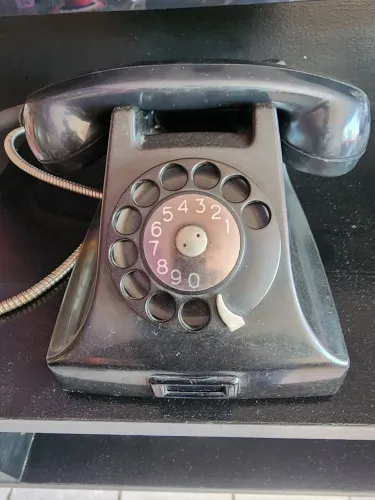 Telefone Antigo Disco Ericsson ( Decoração)