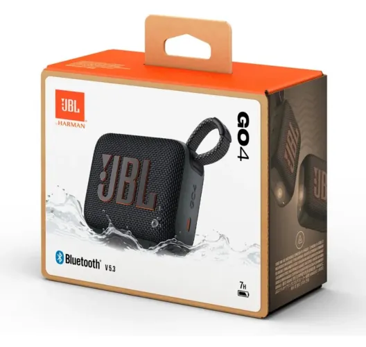 Caixa de Som Bluetooth JBL Go 4 Preta Original Nova Lacrada.