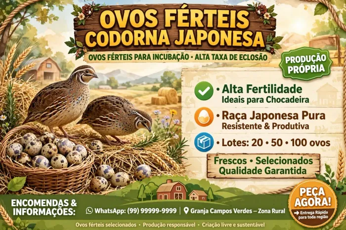 Ovo codorna gigante Galado