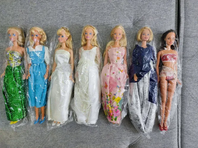 RESERVADO PARA GIO Lote de 7 Barbies Vintage