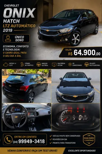 Chevrolet Onix Hatch LTZ 1.4 8V Flex Aut. 4P 2019