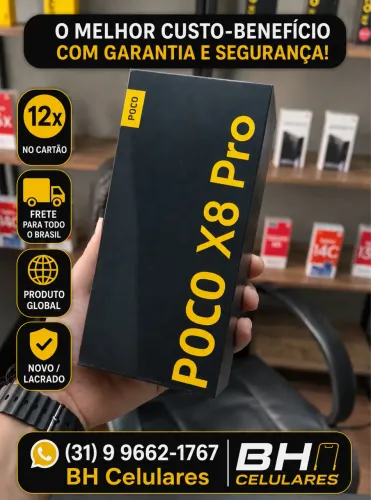 POCO X8 Pro 256gb novo + Global + Olx pay 3X + Entrega garantida
