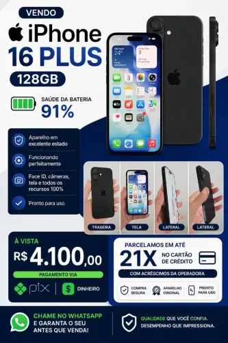 iPhone 16 plus 128 gb