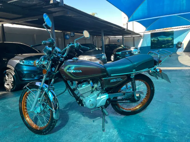 Honda ml 125 famoso burrao 1982 está com motor da Titan 150 a álcool braba (RELÍQUIA)