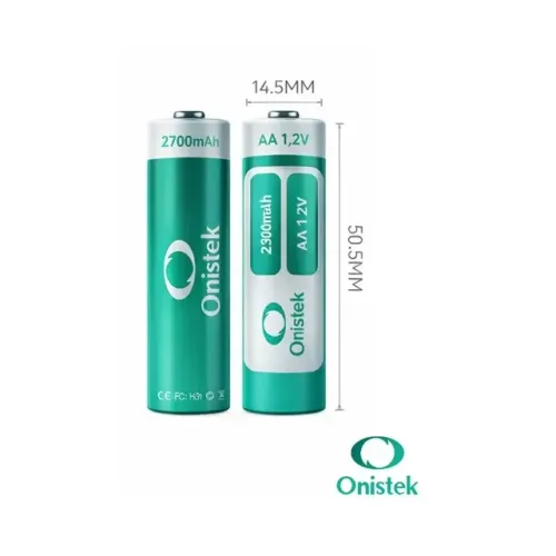Pilha Recarregável AA 2UND Onistek ON-2800AA - WZetta