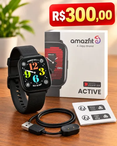 Smartwatch Amazafit Active - Perfeito Estado