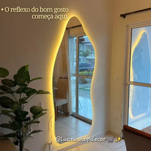 Espelho Decorativo com Led - Promoção De Fábrica