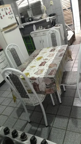 mesa tubular 4 cadeiras