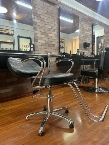Cadeira para barbearia salão, cadeira hidráulica reclinável
