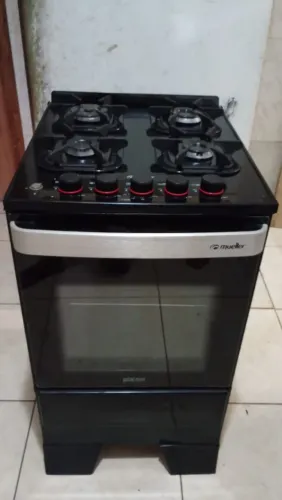 Fogão Mesa de Vidro Elétrico 4 Bocas