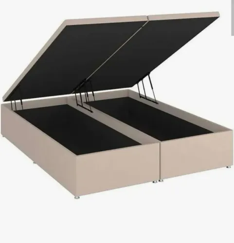 Cama box bau queen Ortobom - super novo com colchão