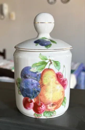 Açucareiro pintado a mão