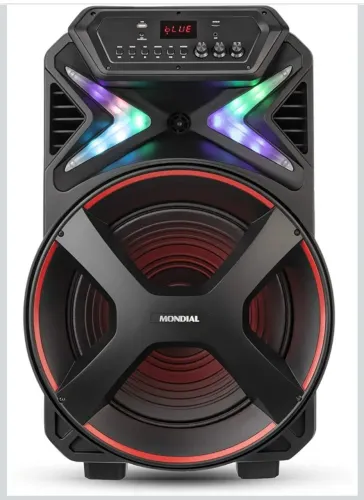 MONDIAL Caixa de Som Amplificada, Connect Lights Plus, Bivolt, 700W RMS - CM-700<br>