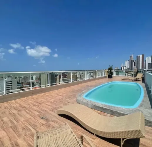 Excelente Apartamento para alugar de 65M² Mobiliado em Cabo Branco,2 quartos sendo 1 suíte