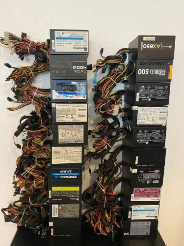 lote com 20 fontes pc real acima de 450 watts oportunidade!