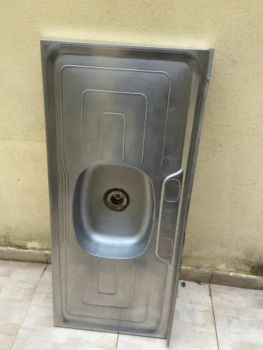 Pia de inox 1.20m 