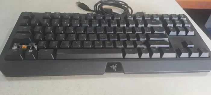 Teclado Mecânico Razer BlackWidow TE Chroma V2 - Switch Orange Tátil/Silencioso (Garantia)