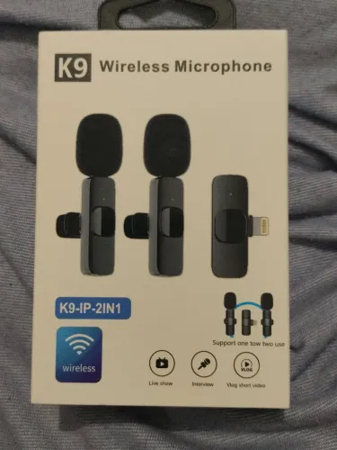 K9 wireless Mocrophone para iPhone 