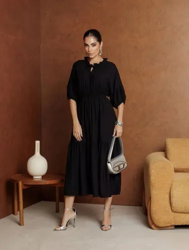 Vestido longo elegante 