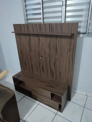 Painel de madeira para tv