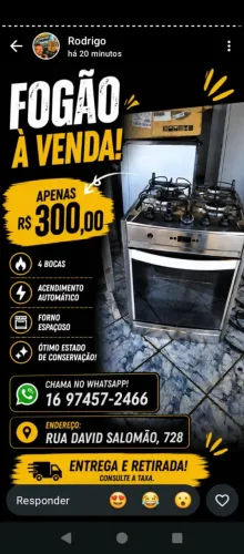 Fogão para embutir 
