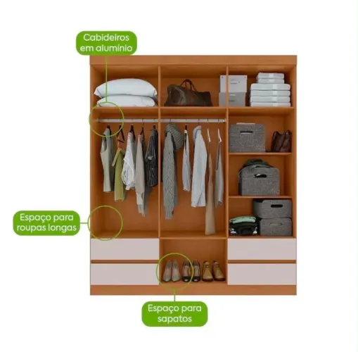 Guarda Roupa Casal - Novo