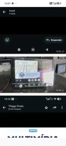 Multimídia 9 polegadas 1 Din .carplay Android auto sem fio.serve seu carro ,,