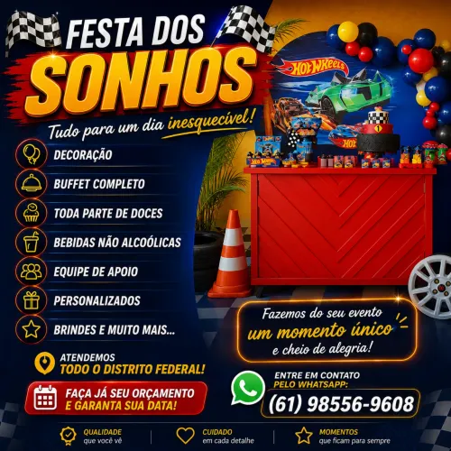 Buffet Completo para Festas no DF | MAY FESTAS 