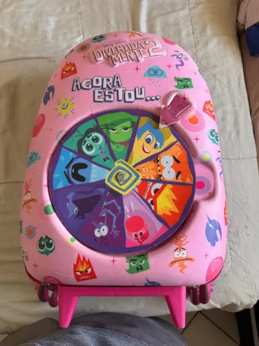 Mochila escola feminina infantil com rodinha