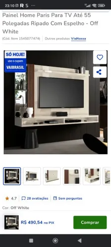 IMPERDÍVEL PAINEL TV 55 " POR APENAS 199