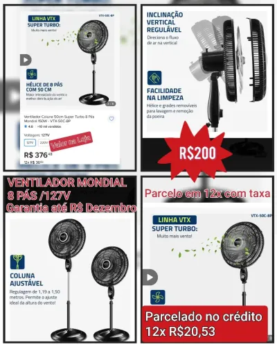 Ventilador de colunq
