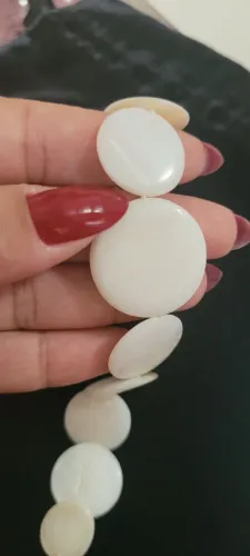 Pulseira madrepérola branca