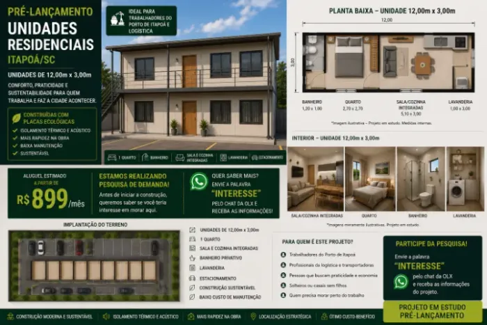 Pré Lançamento Unidades Residenciais em Itapoá/SC