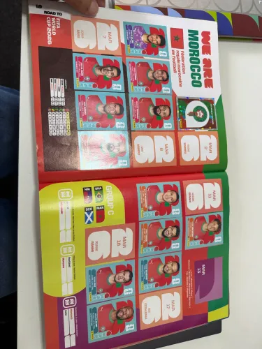 Álbum de figurinhas 2026 com + de 800 figurinhas coladas