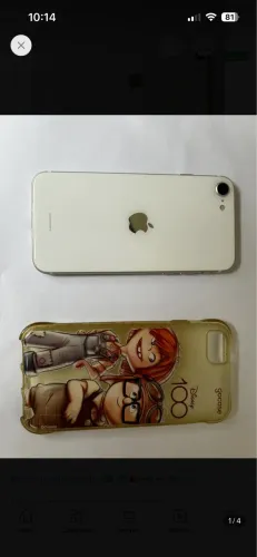 iPhone SE 2nd geração branco usado em excelente estado