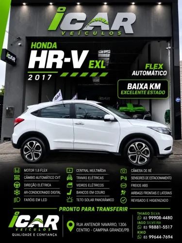Honda HR-V EXL 1.8 Flexone 16V 5P Aut. 2017