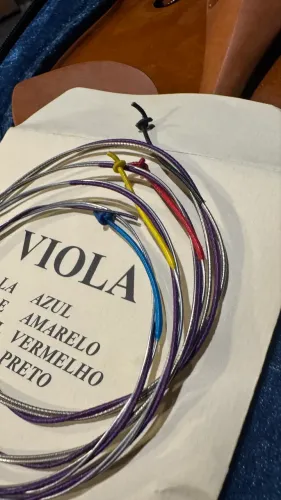 Encordoamento pra viola de arco clássica Mauro Calixto 4 cordas 