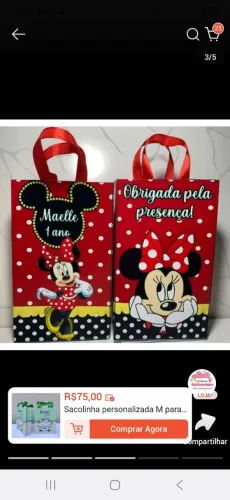 Sacolinha personalizada 