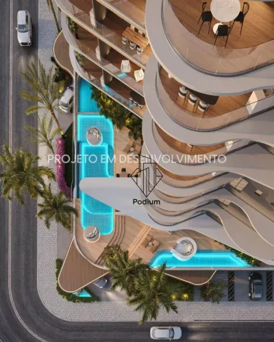 Apartamentos com varanda / sacada gourmet em Condomínio Clube no bairro do Altiplano / Cab