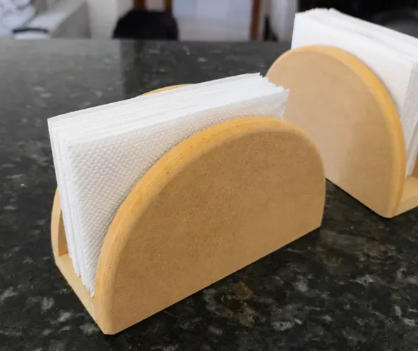 Kit com 9 Porta-Guardanapos em Madeira/MDF - Excelente Estado