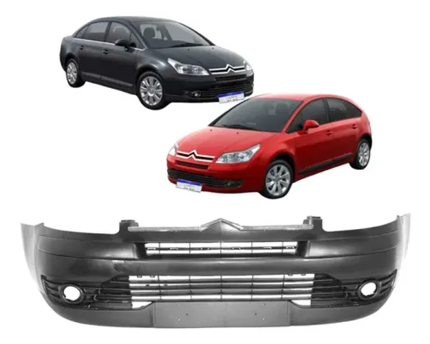 Parachoque C4 Pallas Hatch 2007 2008 2009 2010 2011 A 2013 Preto