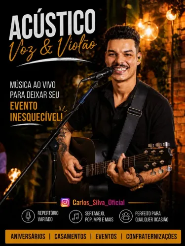 Cantor Profissional - Show Ao Vivo - Música Ao Vivo