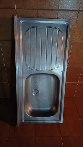 Pia 100% inox 1,20