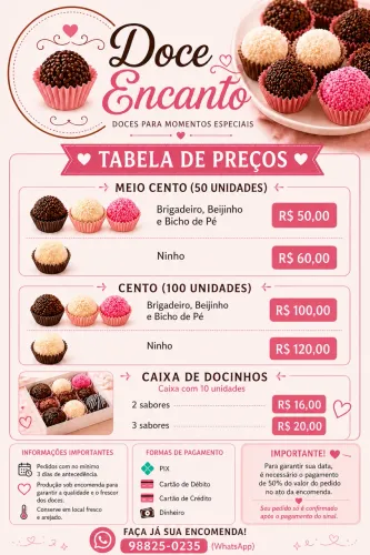 Docinhos de festa