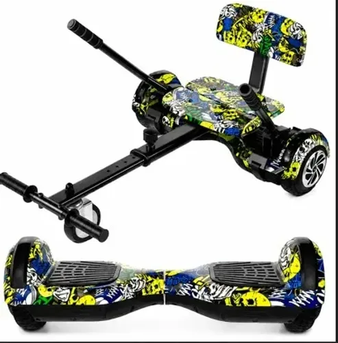  Hoverboard (skate elétrico) + Carrinho Assento Hoverkart