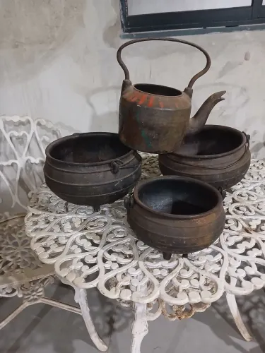 Jogo de panela de ferro