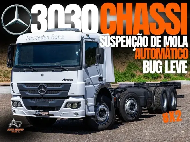 Mercedes-Benz Atego 3030 Bitruck 8x2 Automático no Chassi