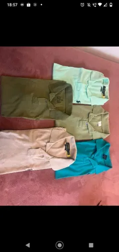 Kit 5 camisas polo