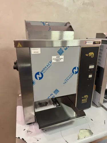Tostadeira de pão hambúrguer inox,controle de temperatura digital 